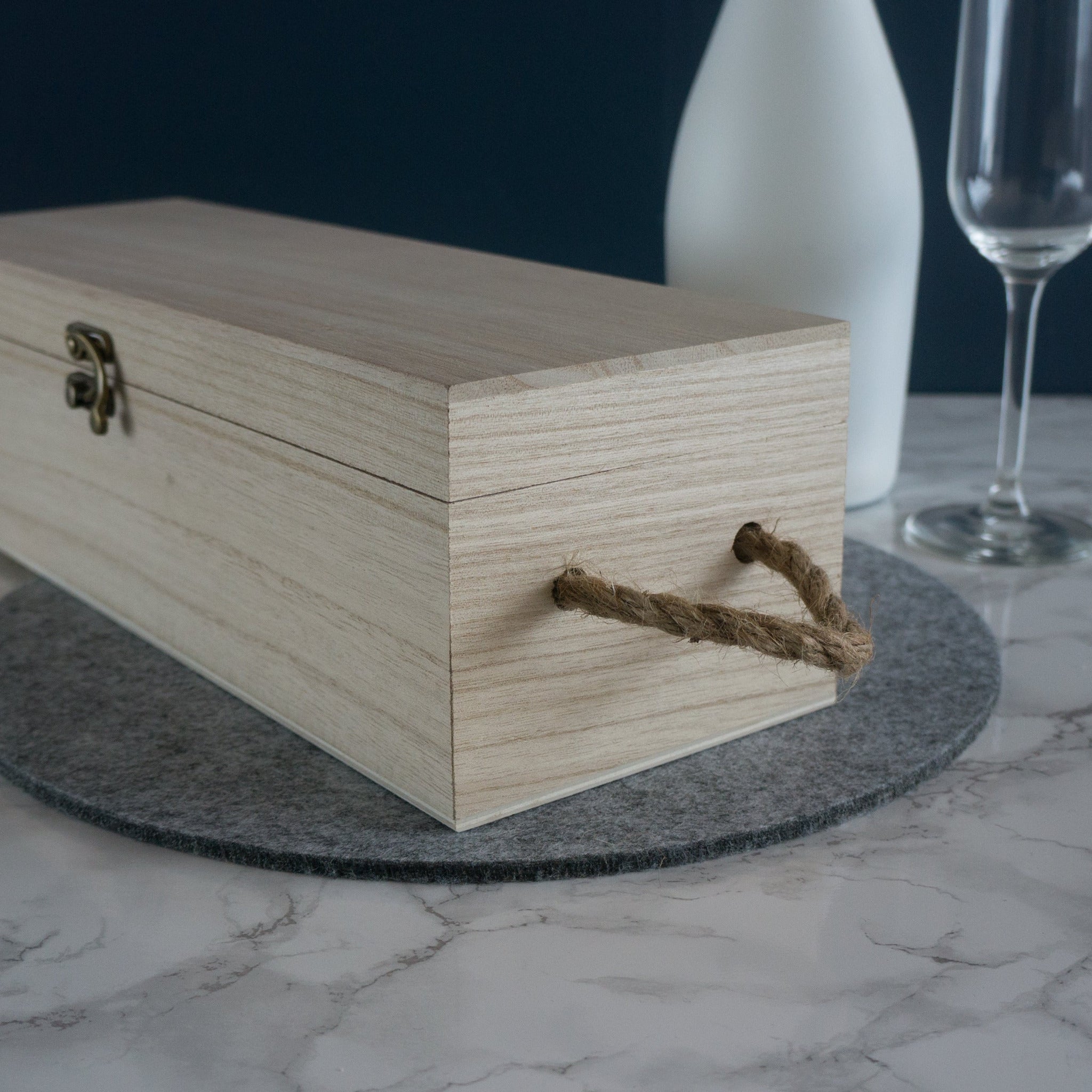 Wedding wine box gift