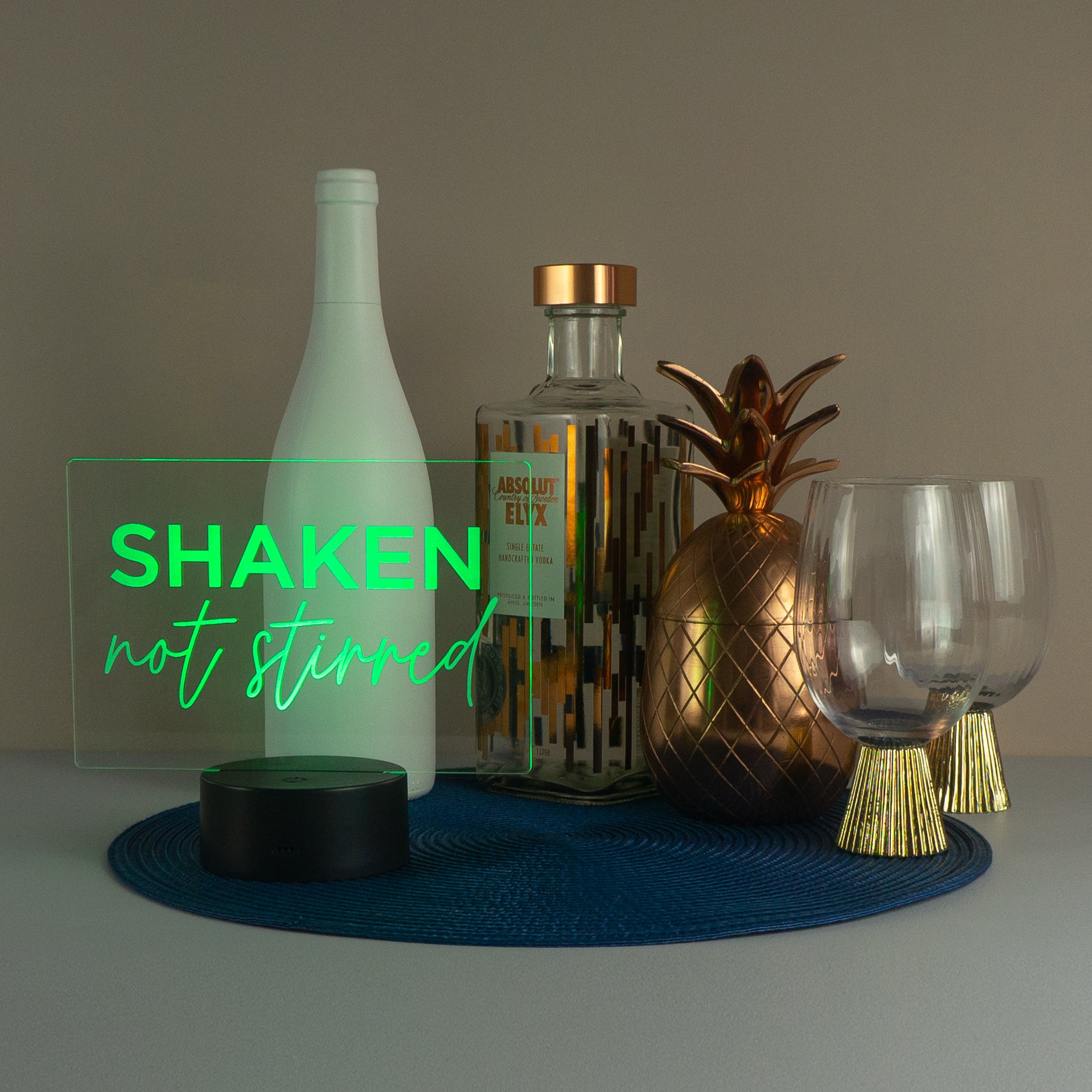 Personalised LED sign. Custom text light up decoration