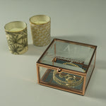 Glass trinket box