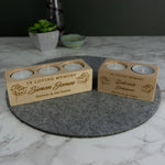 Remembrance tea light candle holder