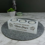Remembrance tea light candle holder