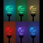 Sorry for your loss memorial gift Personalised light up LED garden decoration