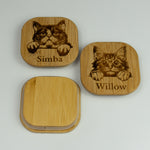 Personalised cat treat jar