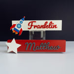 Personalised child's bedroom name plaque
