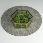 Personalised glass and metal trinket box