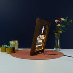 Decorative home funny pop art This is a high class joint Light up LED framed sign