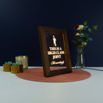 Decorative home funny pop art This is a high class joint Light up LED framed sign