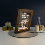 This kitchen is made for dancing funny framed artwork LED sign
