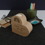 Personalised remembrance candle stand gift