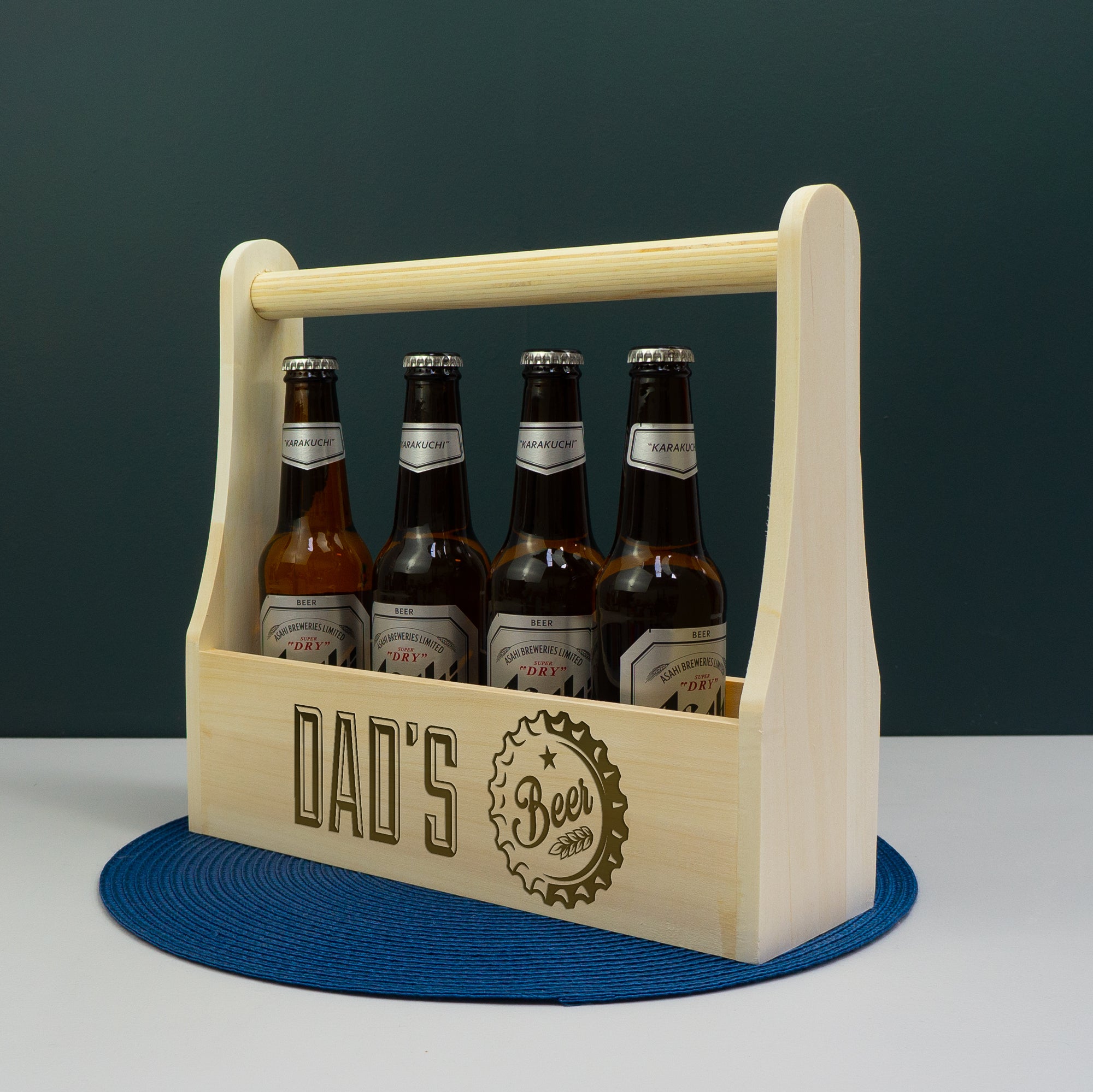 Personalised beer carrying caddy