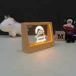 Personalised rechargeable dinosaur LED name plaque