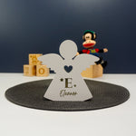 Custom engraved new baby name plaque
