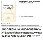 Father's day custom photo gift. Personalised photo frame for dads gramps grandads
