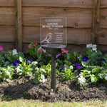 Personalised garden LED name plaque