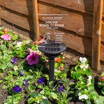 Personalised garden LED name plaque
