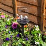 Custom made remembrance gift for couples parents Light up LED garden cemetery name plaque