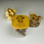Personalised Dachshund Dog Treat Jar. Sausage Dog Biscuit Storage Container