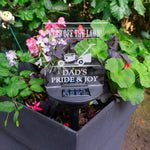 Solar powered outdoor 'Keep off the lawn' light up LED sign. Fathers day gift