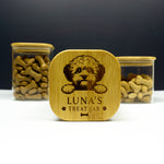 Personalised Maltipoo Dog Treat Jar | Maltese Cross biscuit storage