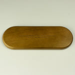 New home gift. Personalised acacia wood oval hallway landing tray