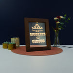 These are my monkeys This is my circus Light up LED framed sign