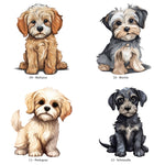 Personalised Doodle dog food jar