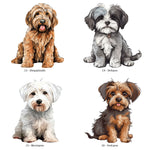 Personalised Doodle dog food jar