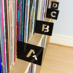 Full length vinyl record dividers