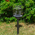 Personalised garden LED name plaque
