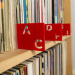 Alphabetical A to Z dividers. Abridged small letter indexed set