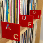 Alphabetical A to Z dividers. Abridged small letter indexed set