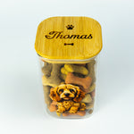 Personalised Doodle dog food jar