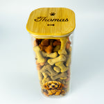Personalised Doodle dog food jar
