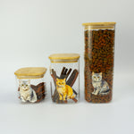 Personalised British Shorthair cat treat jar