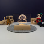 Personalised dinosaur LED sign. Custom bedroom name plaque