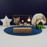 Personalised child's fairy princess light up name sign