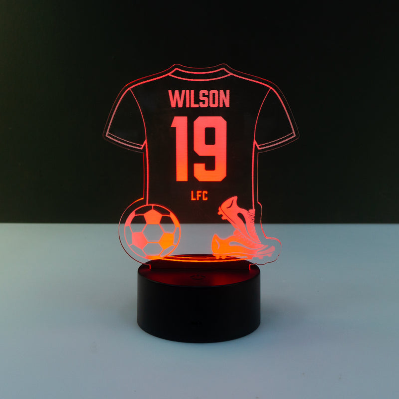 Football shirt LED sign