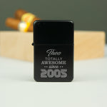 Personalised 20th Birthday Gift. Custom engraved slate drinks coaster, lighter or beer bottle opener