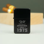 Personalised 50th Birthday Gift. Custom engraved slate drinks coaster, lighter or beer bottle opener