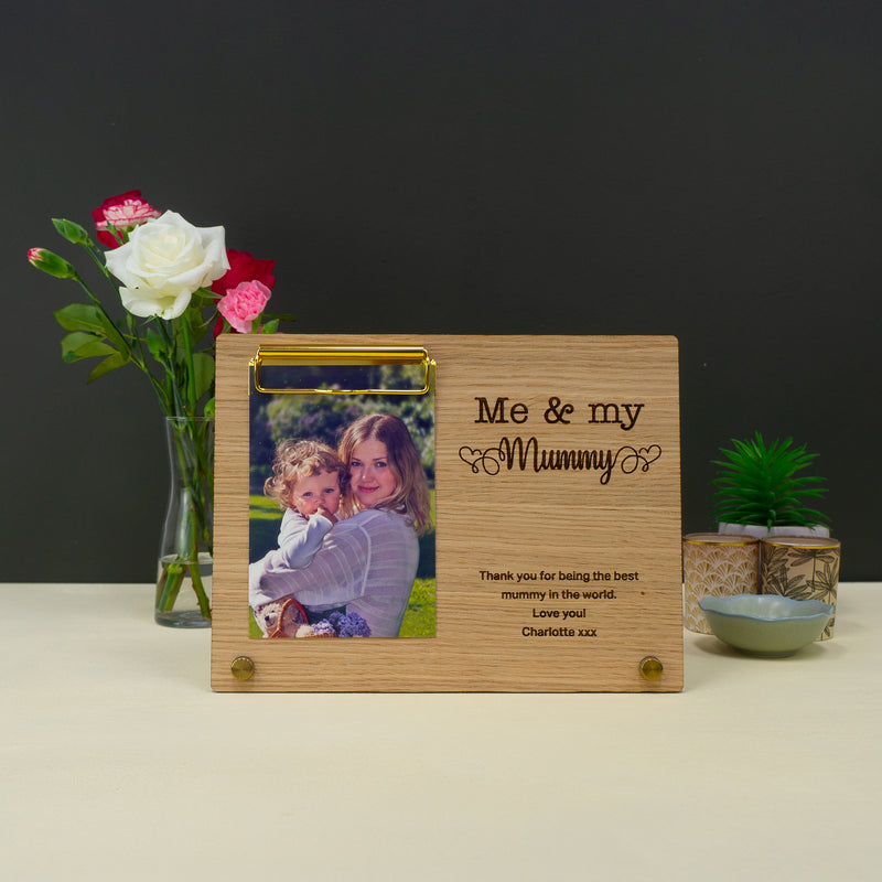 Mothers day photo frame present. Gift for mums nan grandma