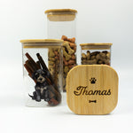 Personalised Doodle dog food jar