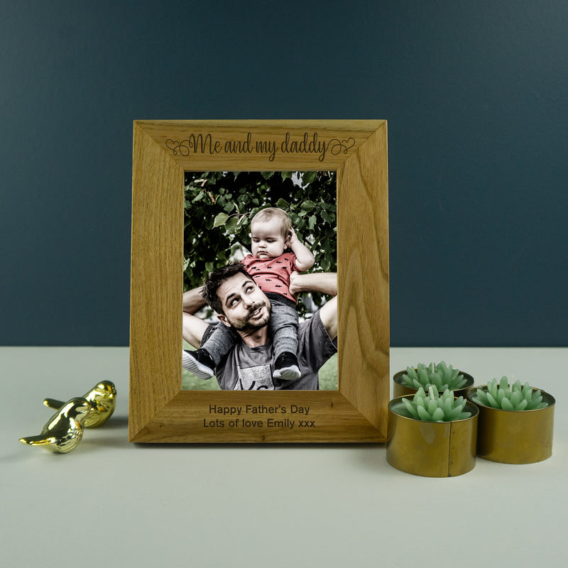 Me and daddy photo frame