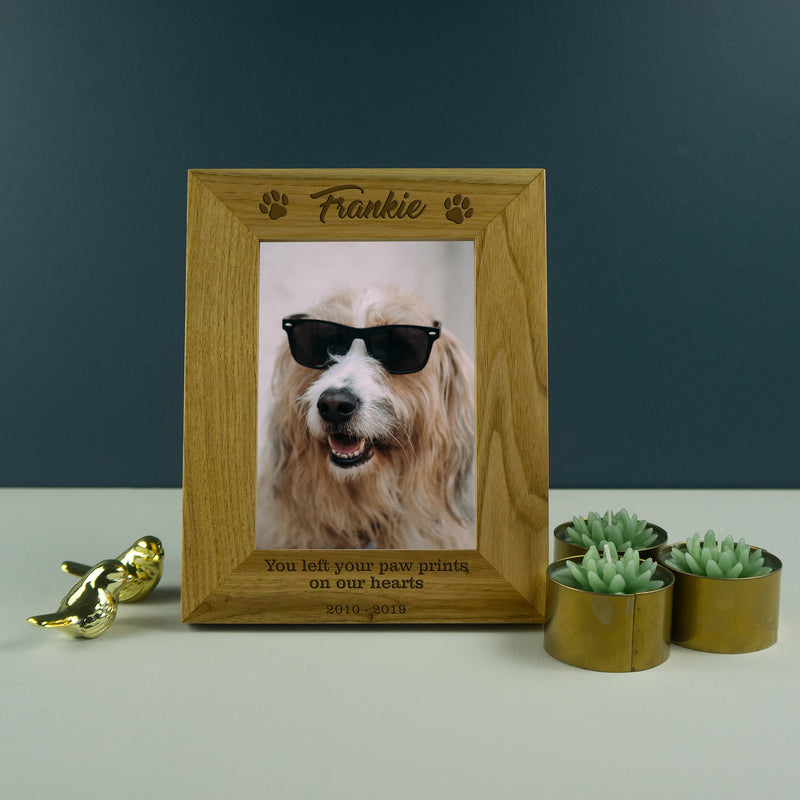 Dog photo frame