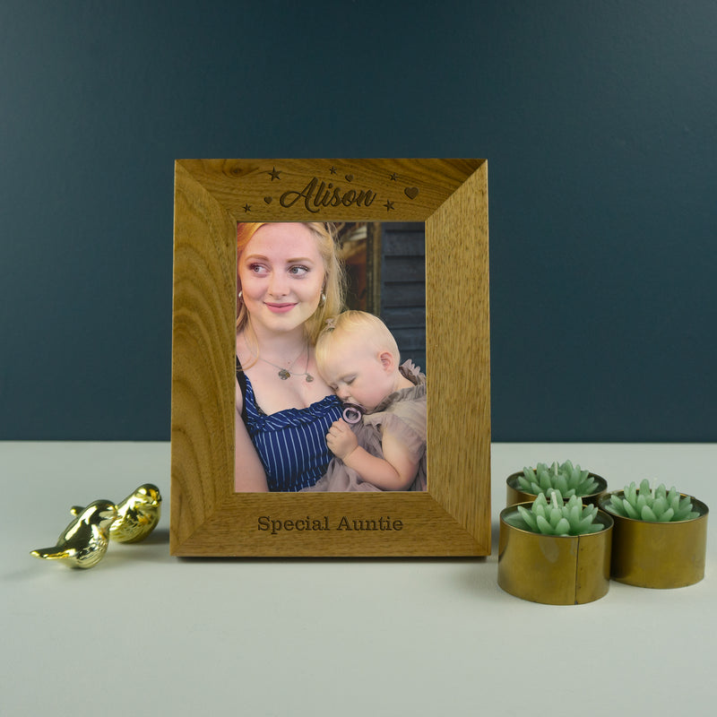 Special auntie photo frame