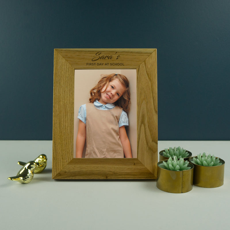 First day at school photo frame