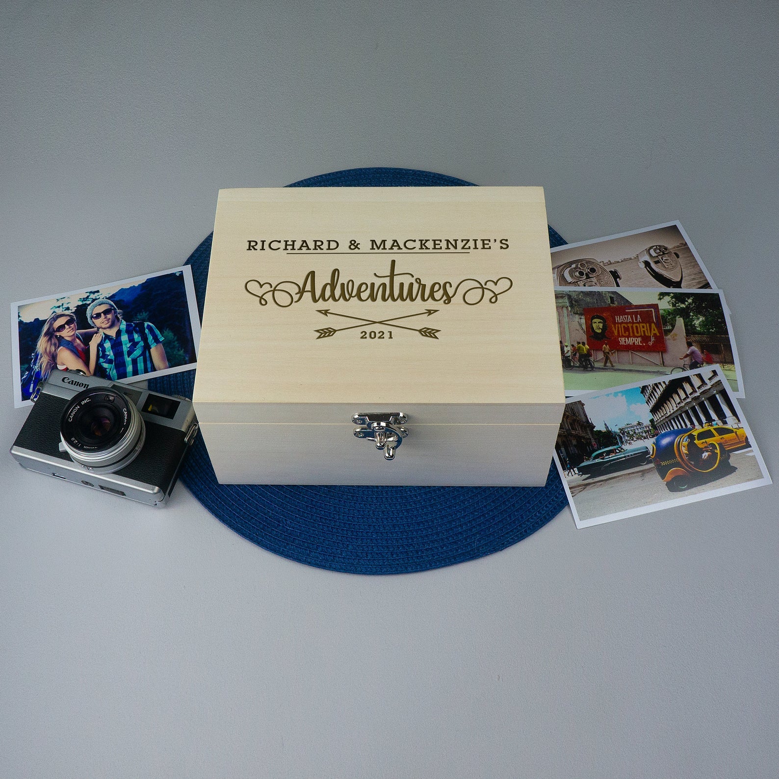 Personalised adventures memory box