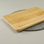 Personalised cheese serving board for couples