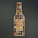 Beer bottle cap display board