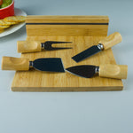 The perfect fit specialist cheese serving board and tools