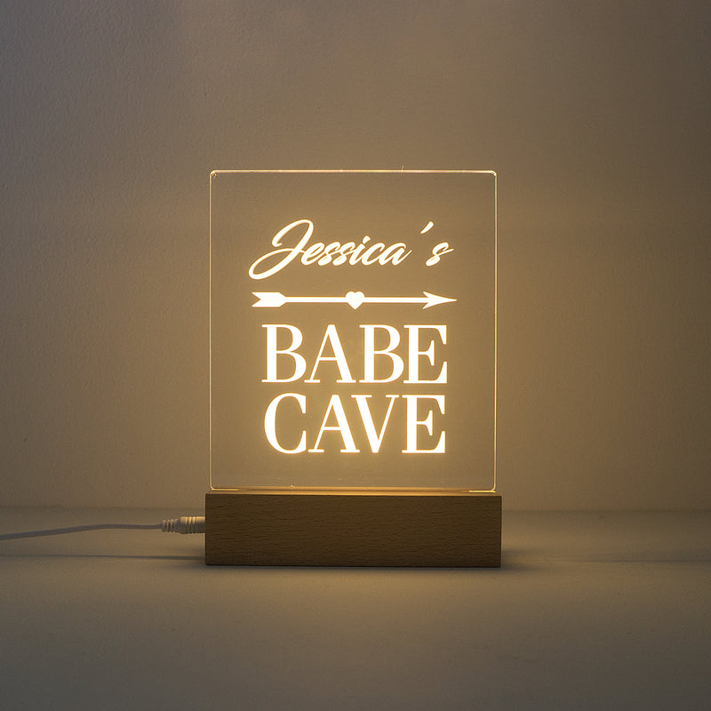 Babe cave LED Sign